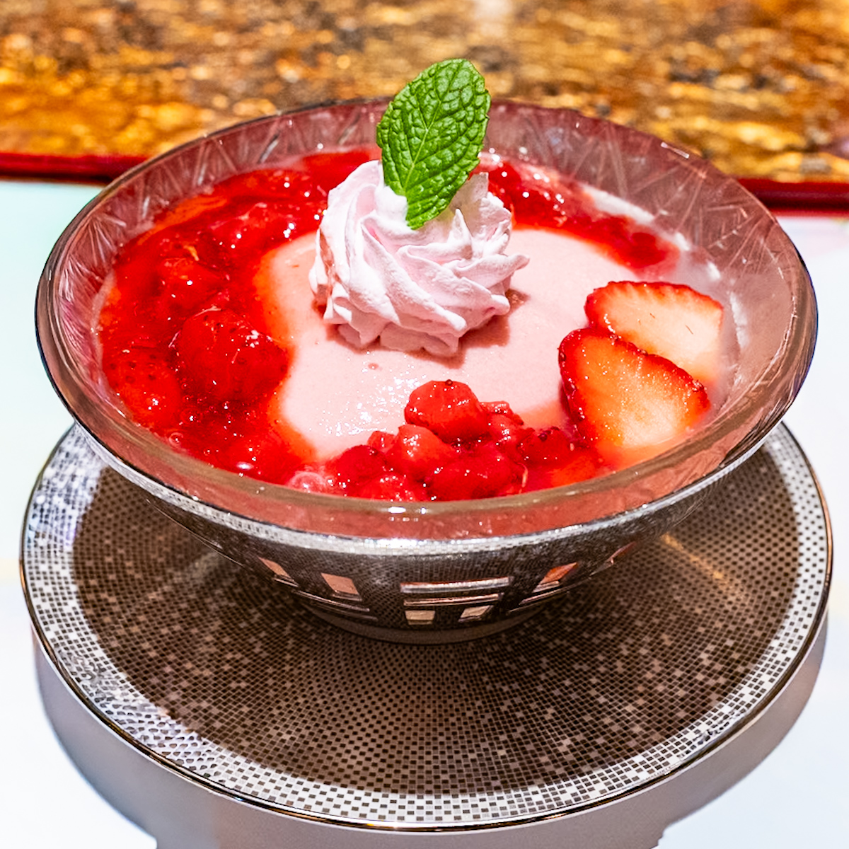 シルクロードガーデン いちごの杏仁豆腐