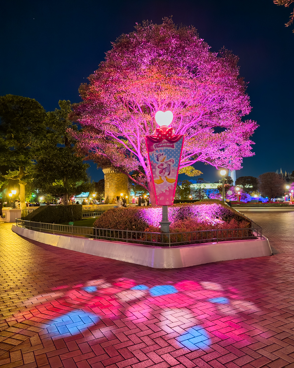 ハートのランプポスト