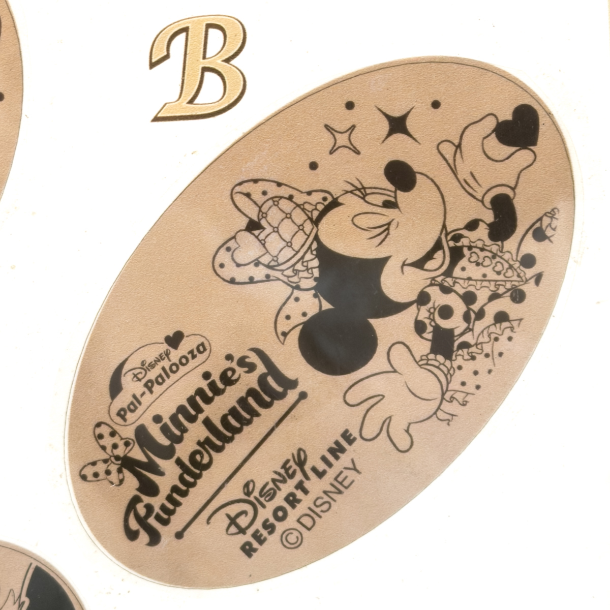 ディズニーリゾートライン「ディズニー・パルパルーザ”ミニーのファンダーランド”」スーベニアメダル2