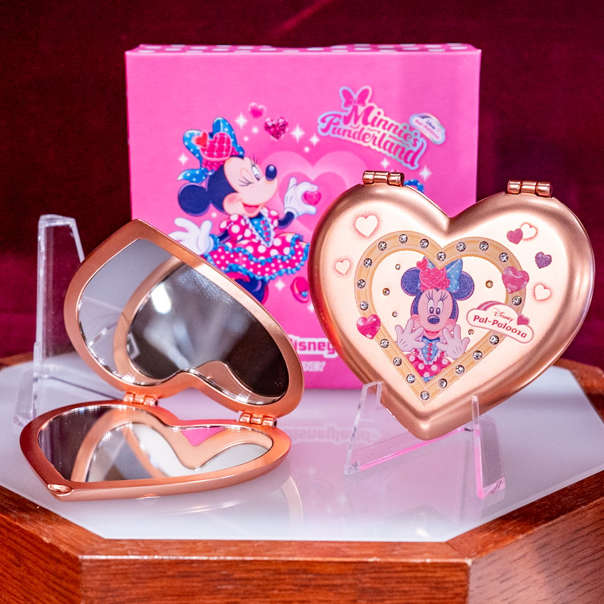 東京ディズニーランド「ディズニー・パルパルーザ“ミニーのファンダーランド”」ガラスグッズ