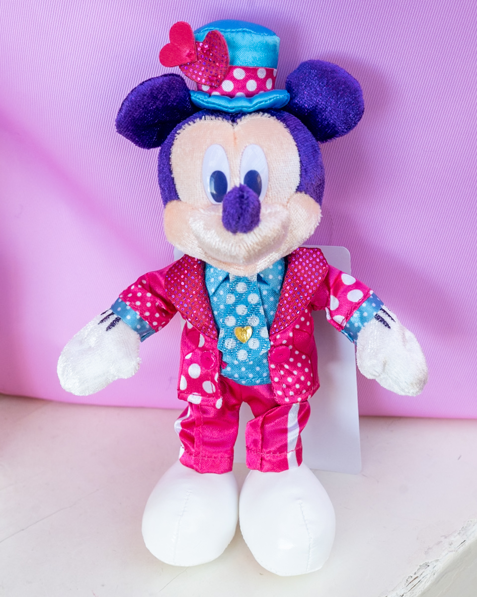 ミッキーぬいぐるみバッジ