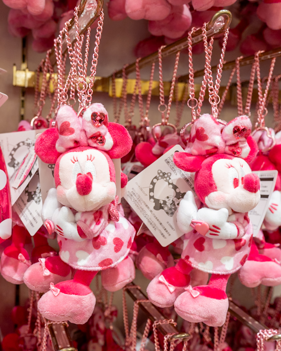 ミニーマウスぬいぐるみチャーム