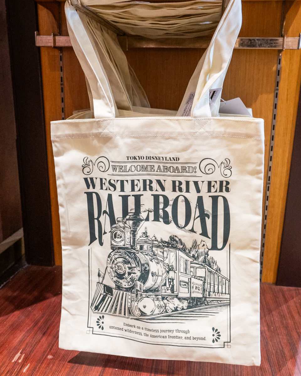 東京ディズニーランド「ウエスタンリバー鉄道」トートバッグ