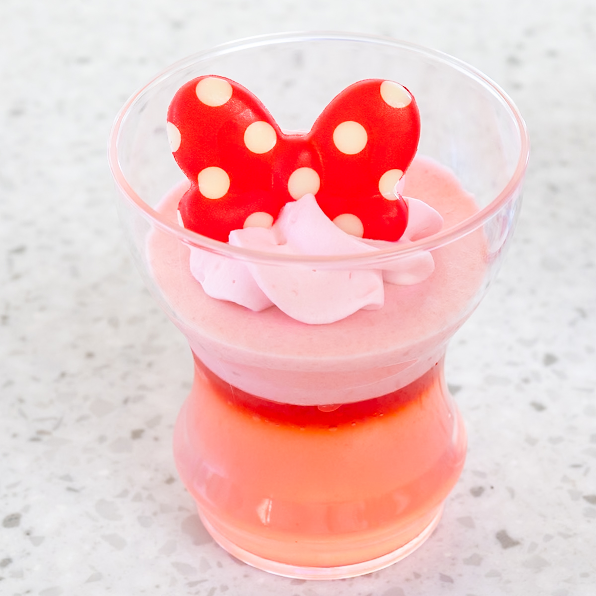 ストロベリームース＆ピーチゼリー