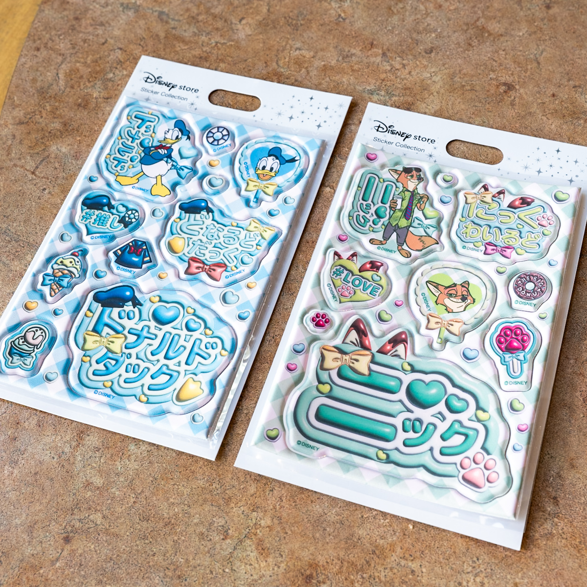 ディズニーストア ぷっくりシール