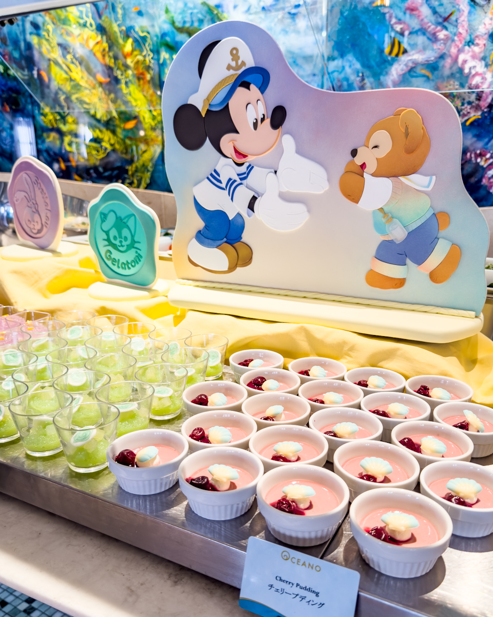 東京ディズニーシー・ホテルミラコスタ「オチェーアノ」”ダッフィー＆フレンズのハートフェルト・レターズ・オブ・フレンドシップ”ブッフェ　ミッキー&ダッフィー