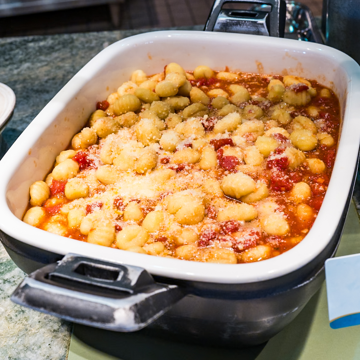 ポテトニョッキ　トマトソース