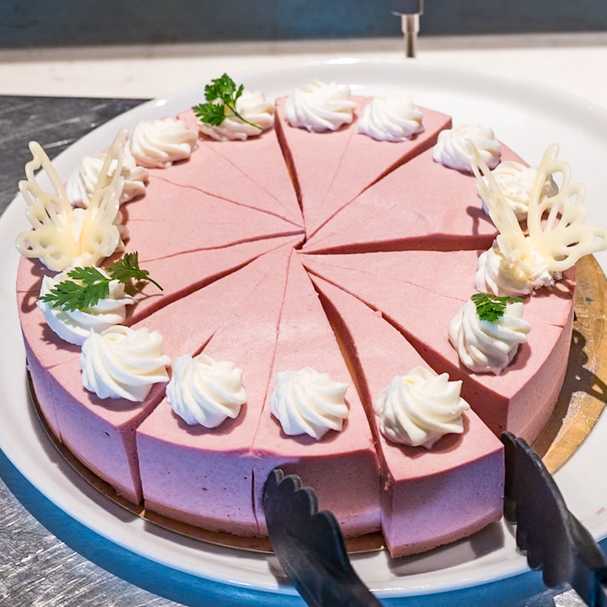 リーナ・ベルの桃とフロマージュ・ブランのムース