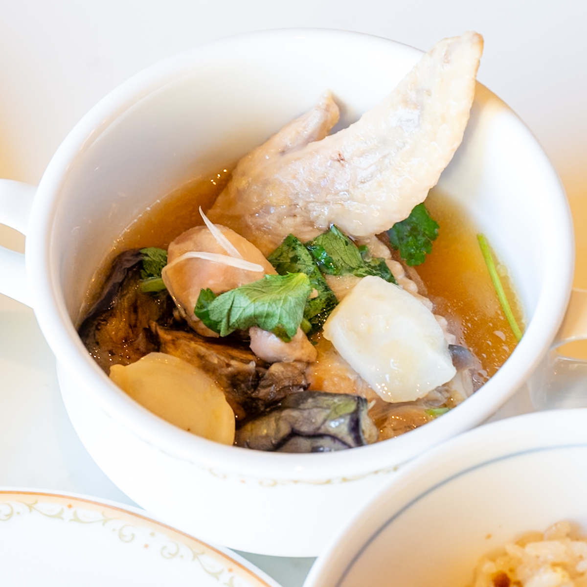 鶏肉と茸のみぞれ煮