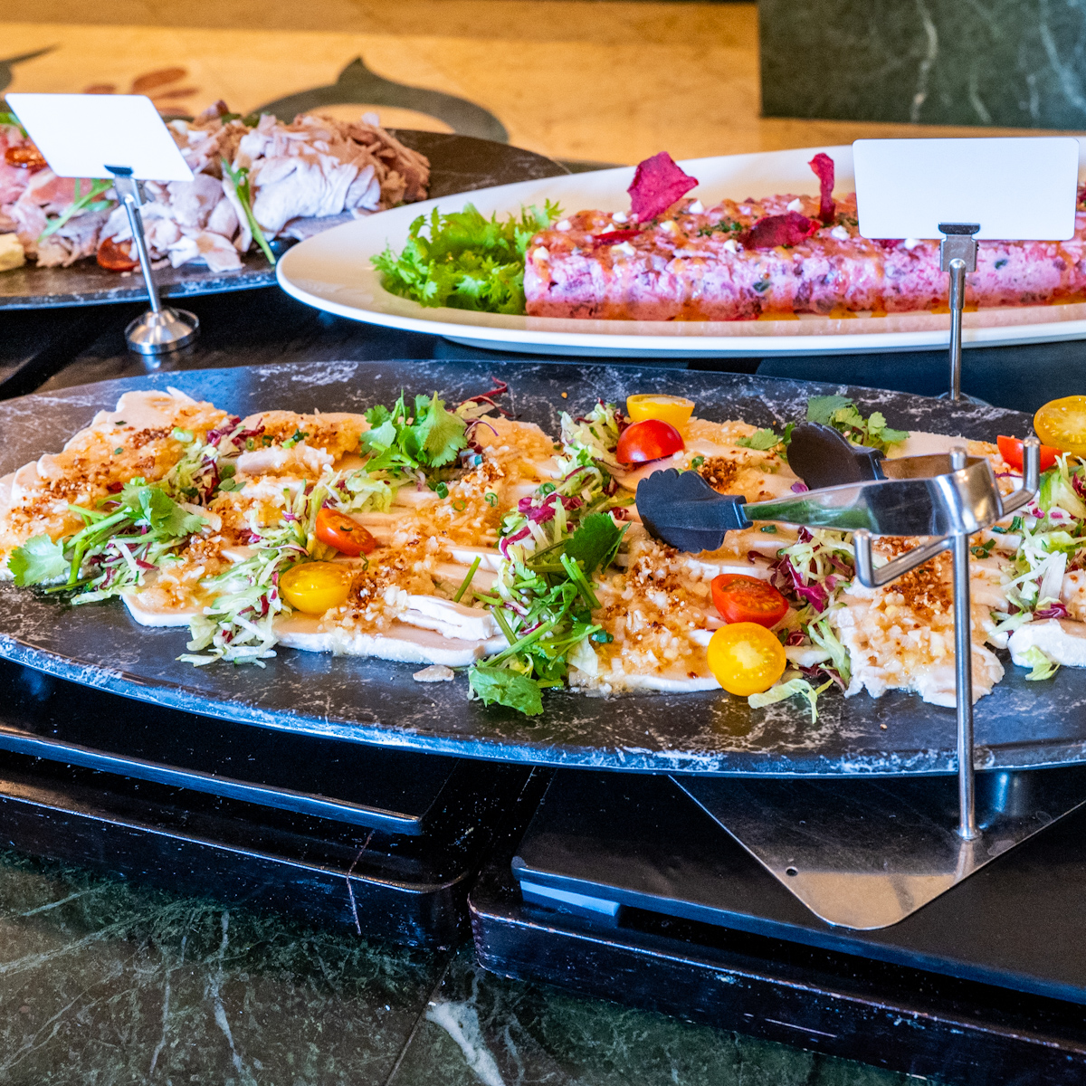 鶏むね肉のマリネ　中華風ネギ塩ソース