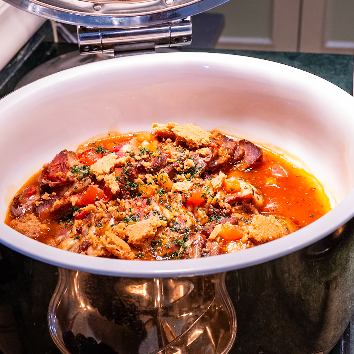 仔羊肉のロースト　マスタードソース