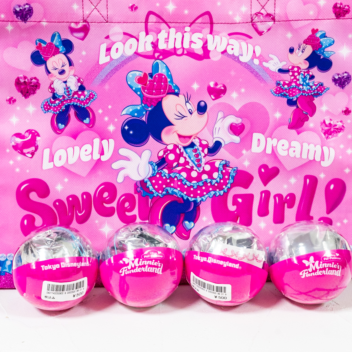 東京ディズニーランド「ディズニー・パルパルーザ”ミニーのファンダーランド”」カプセルトイ（ポーチ）