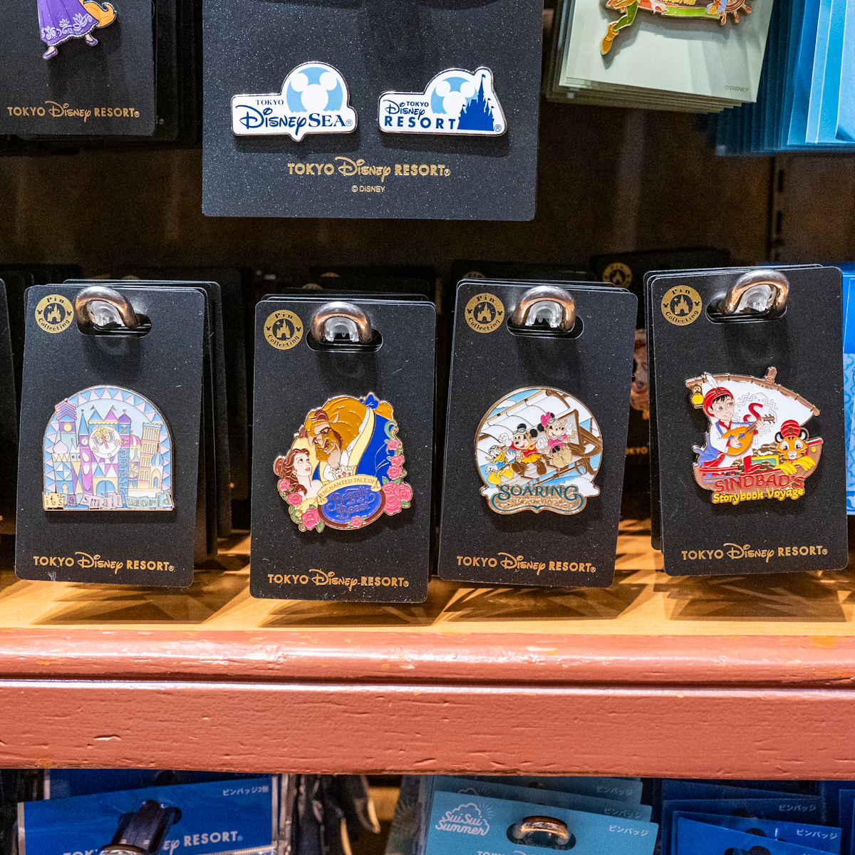 東京ディズニーランド＆シー2026アトラクションピンバッジ