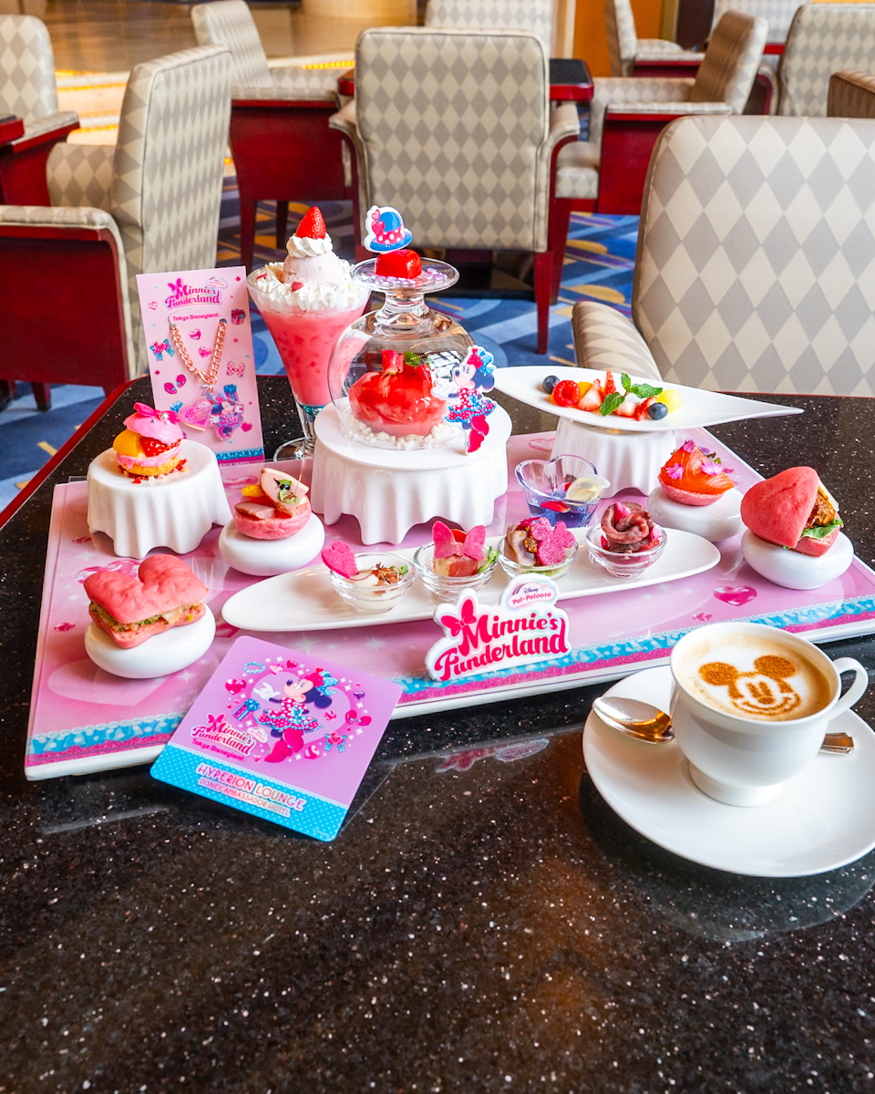 ハイピリオン・ラウンジ「ディズニー・パルパルーザ”ミニーのファンダーランド”」プレミアムスウィーツセット