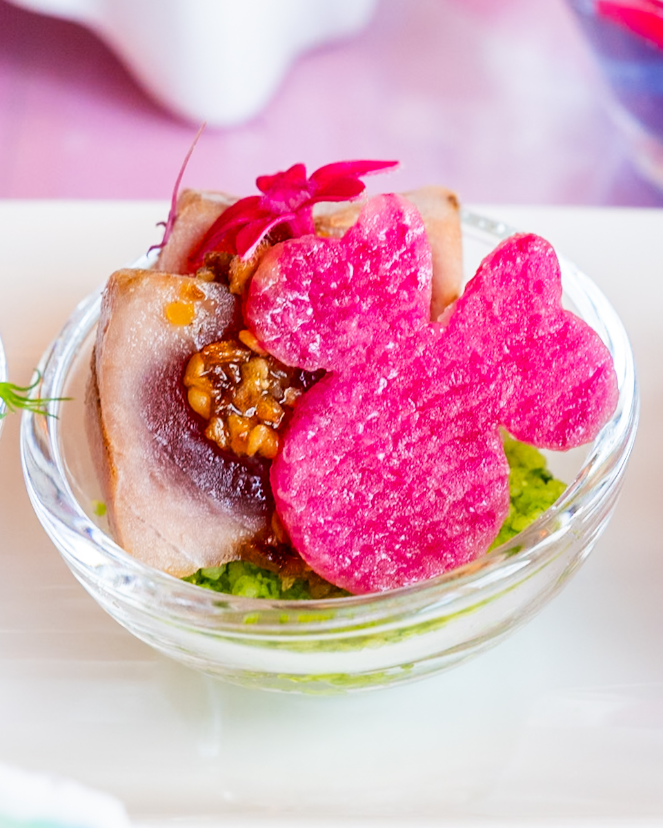 マグロのグリル 山葵香るクスクス