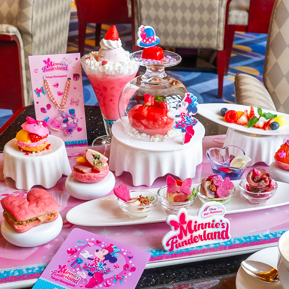 ハイピリオン・ラウンジ「ディズニー・パルパルーザ”ミニーのファンダーランド”」プレミアムスウィーツセット アペタイザー