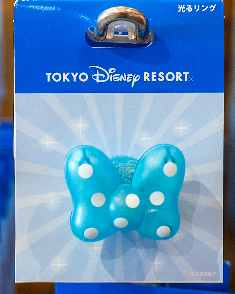 東京ディズニーランド「ミニーマウス」光るリング　ブルー