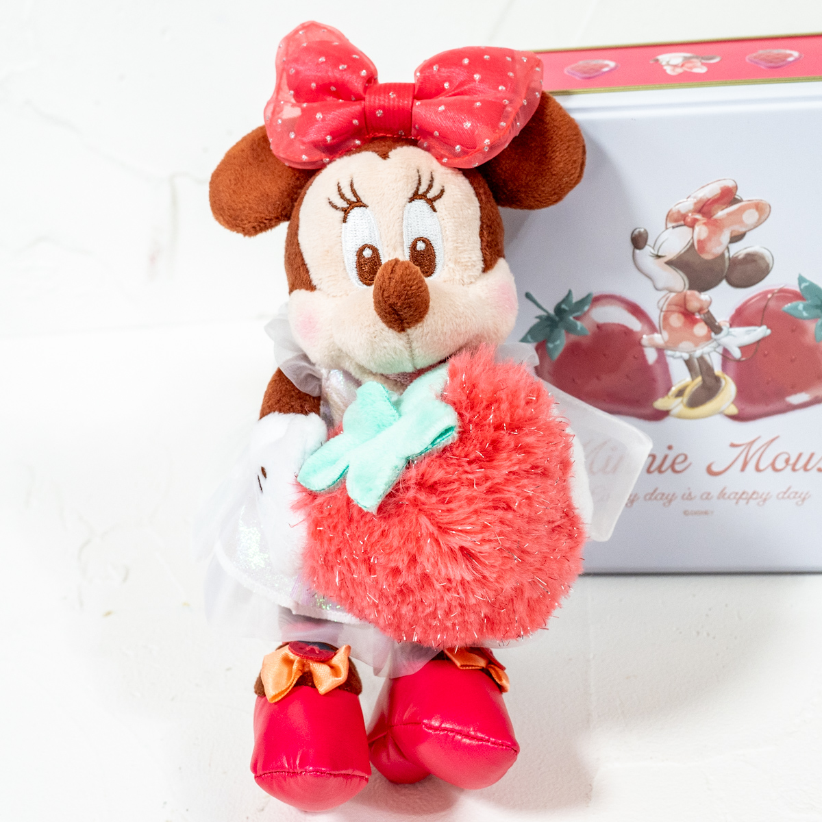 ミニー ぬいぐるみキーホルダー・キーチェーン GLOSSY FRUITS