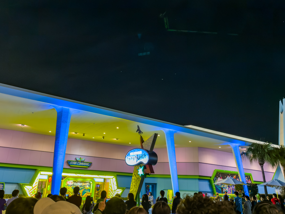 シュガー・ラッシュアトラクション バズ・ライトイヤーのアストロブラスター跡地