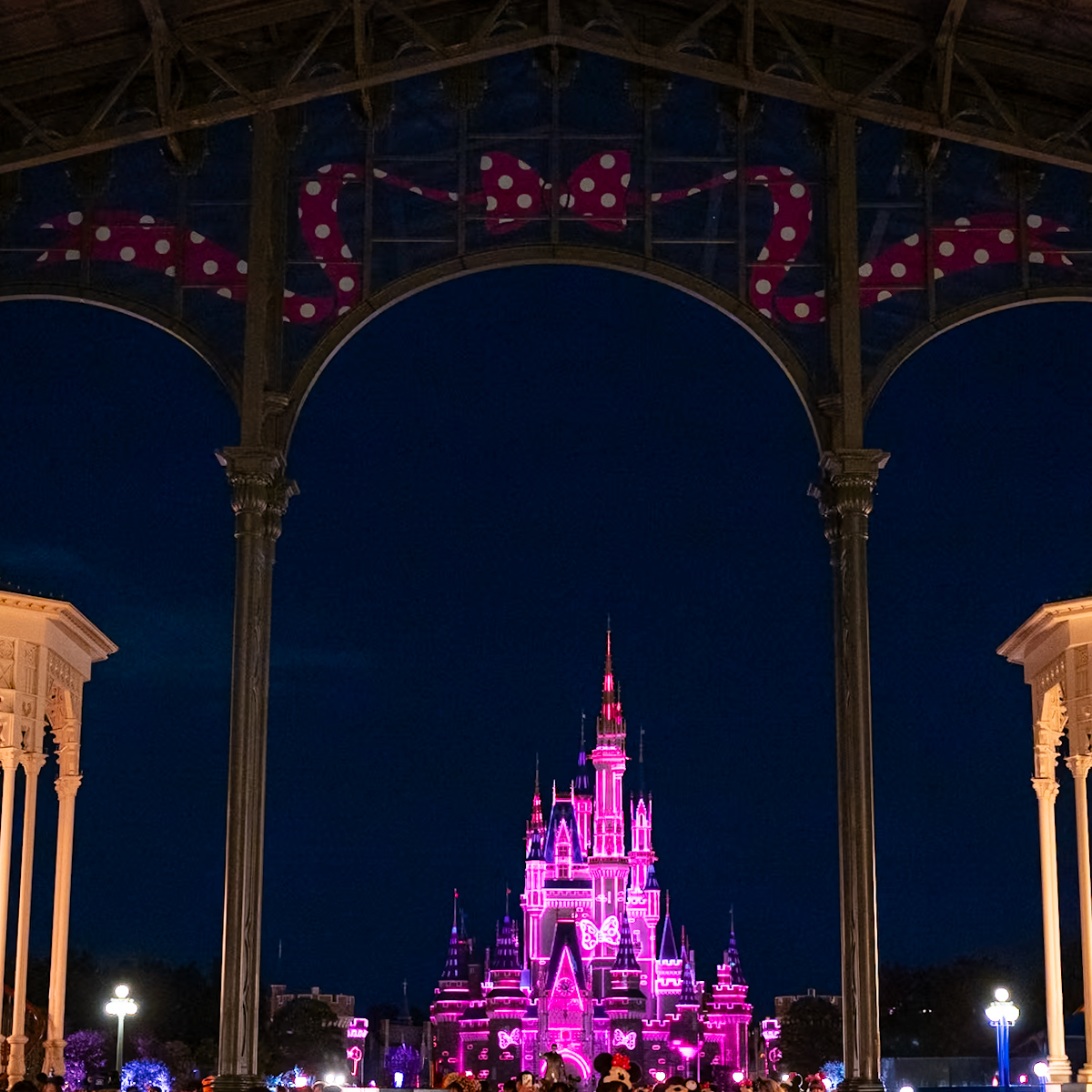 東京ディズニーランド「ディズニー・パルパルーザ”ミニーのファンダーランド”」ファンダーナイト　ワールドバザール