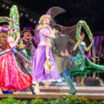 東京ディズニーシー ステージショー「ダンス・ザ・グローブ！」ラプンツェル夜1