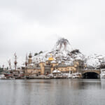 雪の積もったプロメテウス火山