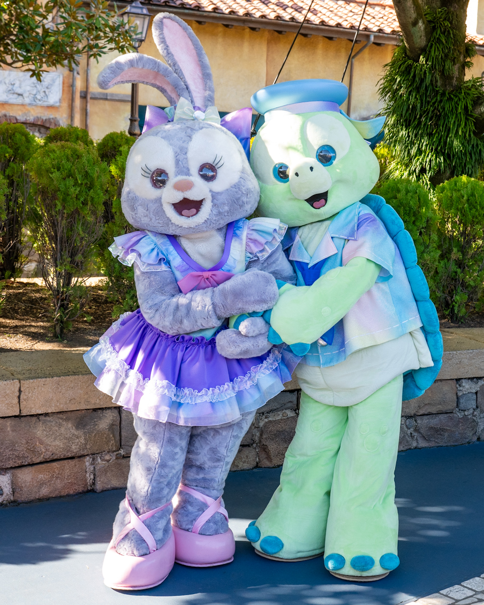 東京ディズニーシー「ダッフィー＆フレンズ20周年：カラフルハピネス」オル・メル、ステラ・ルーグリーティング1