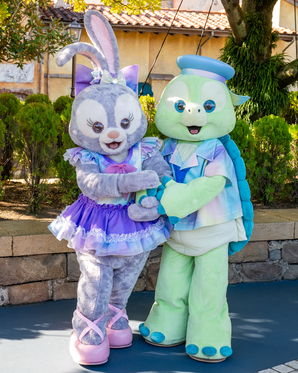 東京ディズニーシー「ダッフィー＆フレンズ20周年：カラフルハピネス」オル・メル、ステラ・ルーグリーティング