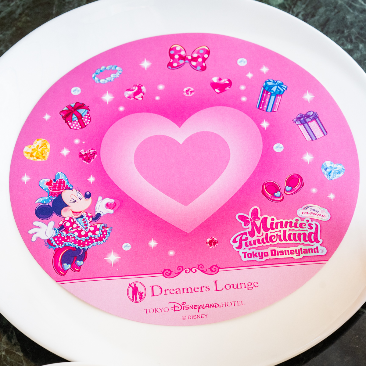 パフェ　敷紙　ミニーのファンダーランド