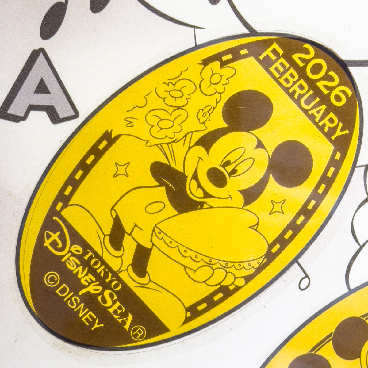 2026年2月バレンタインミッキーマンスリースーベニアメダル