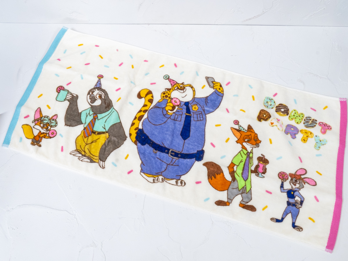 ズートピア フェイスタオル 10TH Anniversary Collection from the Disney movie Zootopia 
