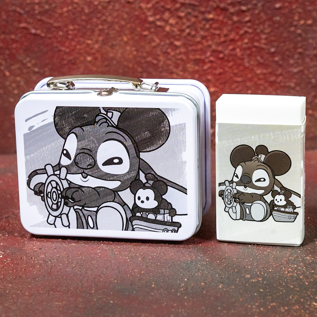 ホットトイズ「メタケシ」『ミッキー＆フレンズ／スティッチ』蒸気船ウィリーミッキーモノクロ