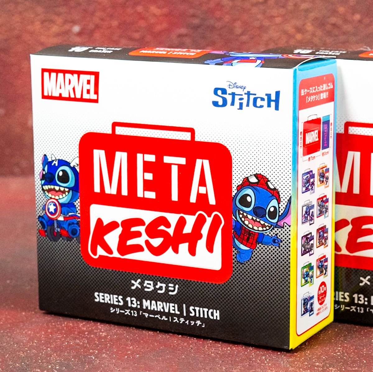 ホットトイズ「メタケシ」マーベル／スティッチ パッケージ