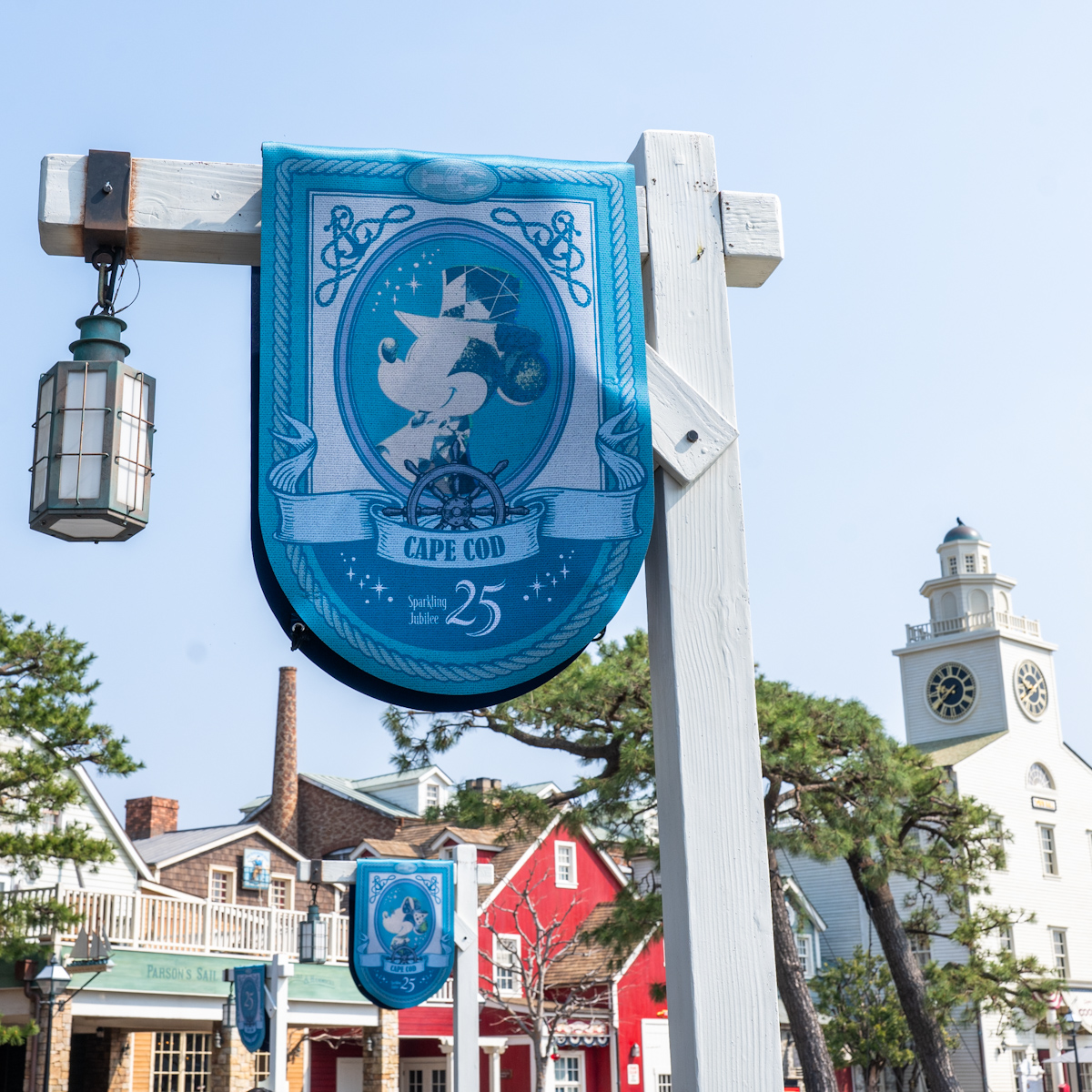 ケープコッド　25周年ミッキーバナー