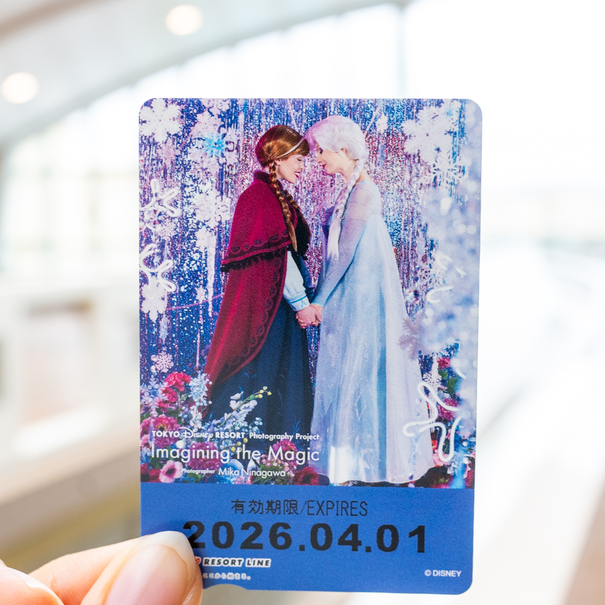 東京ディズニーリゾートライン「イマジニング・ザ・マジック」フリーきっぷ（アナとエルサ）