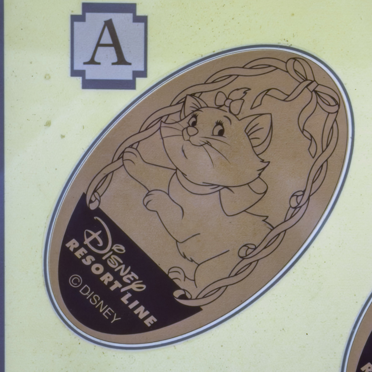 ダッチェス、マリー、ベルリオーズ、トゥルーズデザイン！ディズニーリゾートライン 『おしゃれキャット』スーベニアメダル　マリー