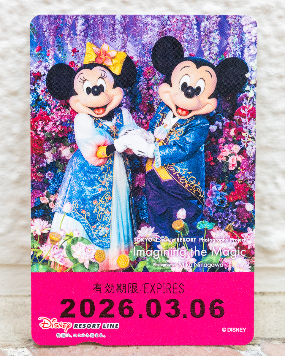 東京ディズニーリゾートライン「イマジニング・ザ・マジック」フリーきっぷ（ミッキー＆ミニー）