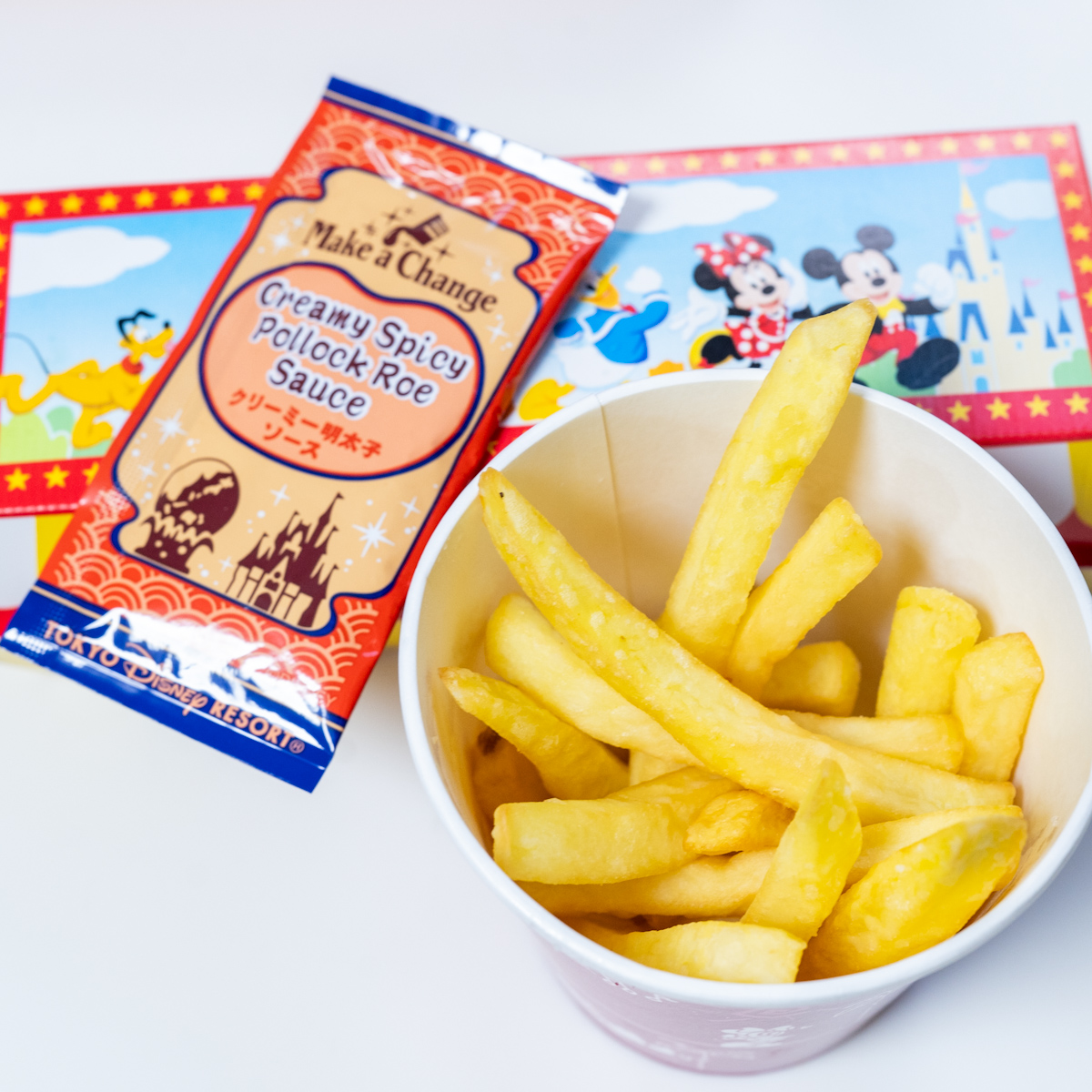 東京ディズニーリゾート「メイク ア チェンジ」クリーミー明太子ソース1