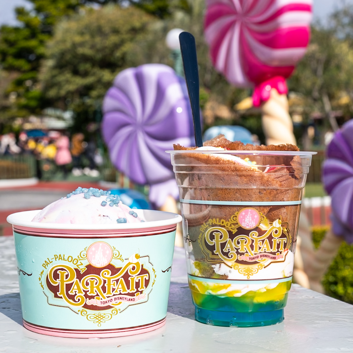 東京ディズニーランド「アイスクリームコーン」ディズニー・パルパルーザ“ヴァネロペのスウィーツ・ポップ・ワールド”パルパルーザ・パルフェ