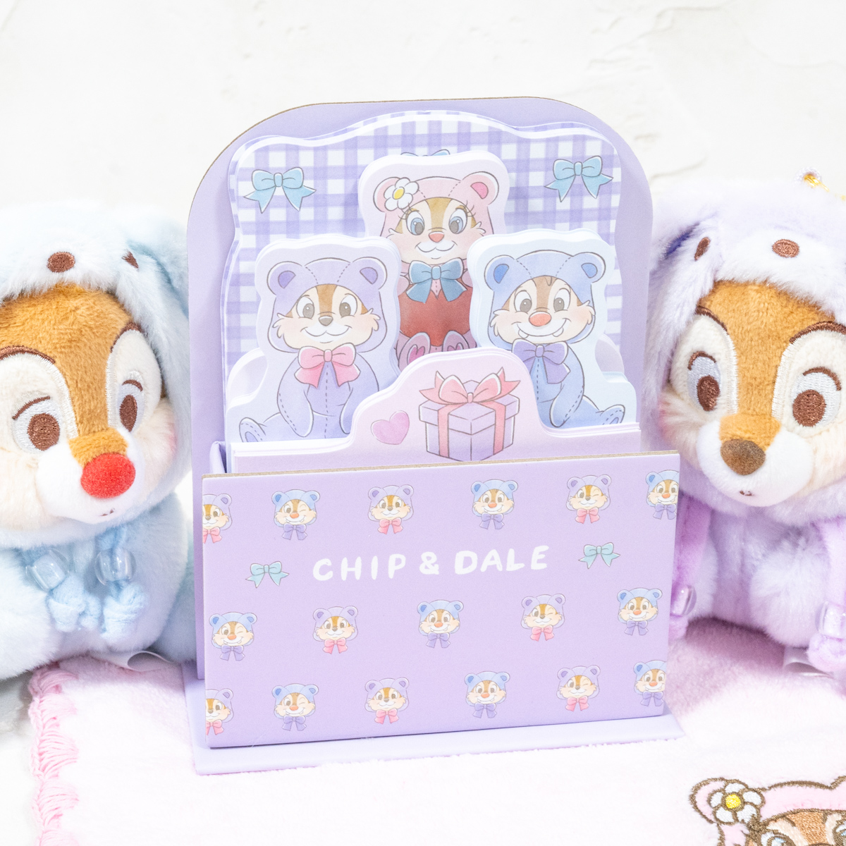 チップ＆デール、クラリス メモ セット スタンド付き Chip ‘n’ Dale COLLECTION