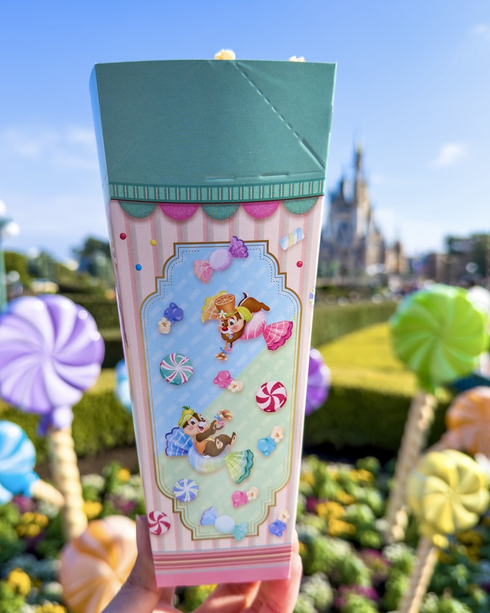 東京ディズニーランド「ディズニー・パルパルーザ”ヴァネロペのスウィーツ・ポップ・ワールド”」ポップコーン、レギュラーボックス3