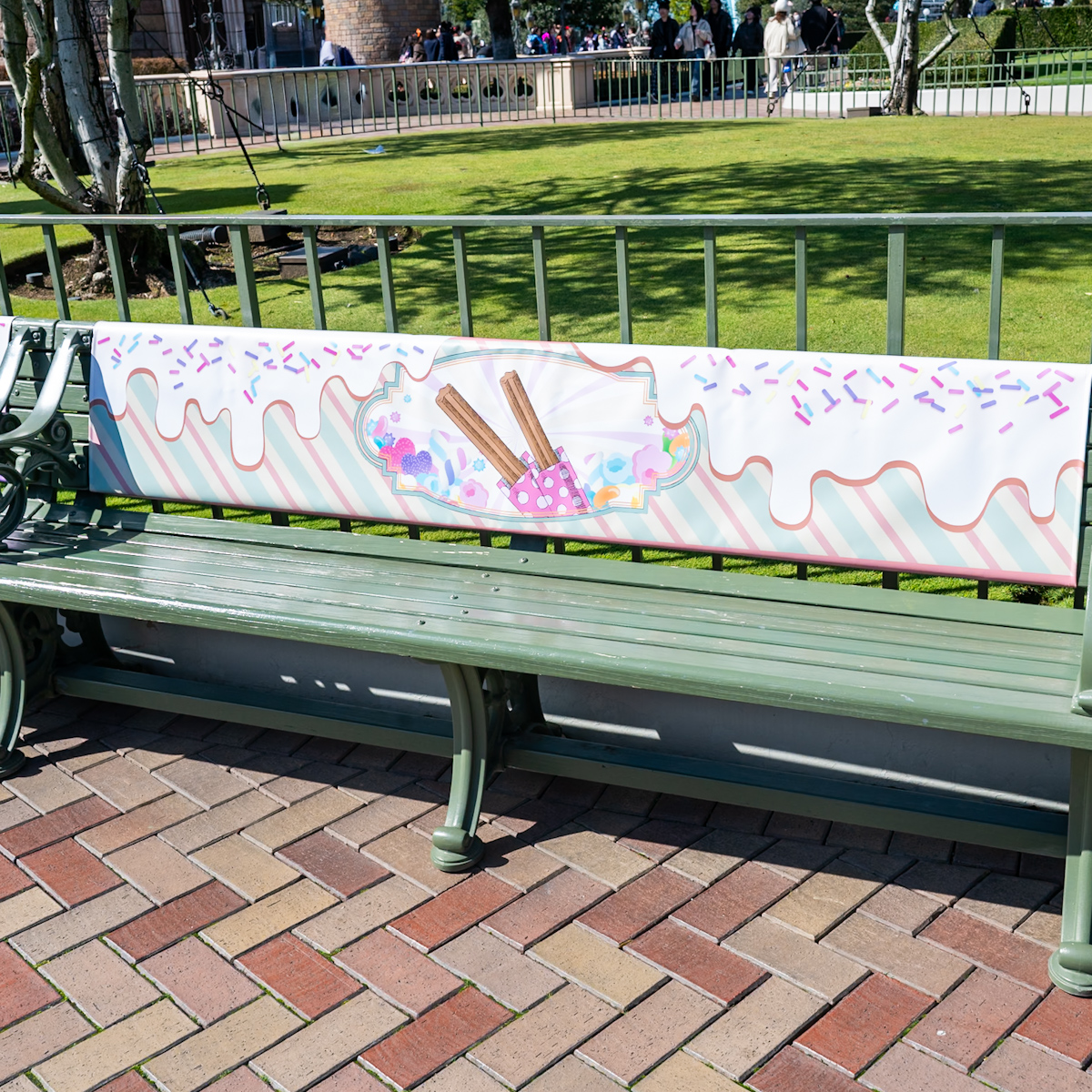 パレードルート　ベンチ