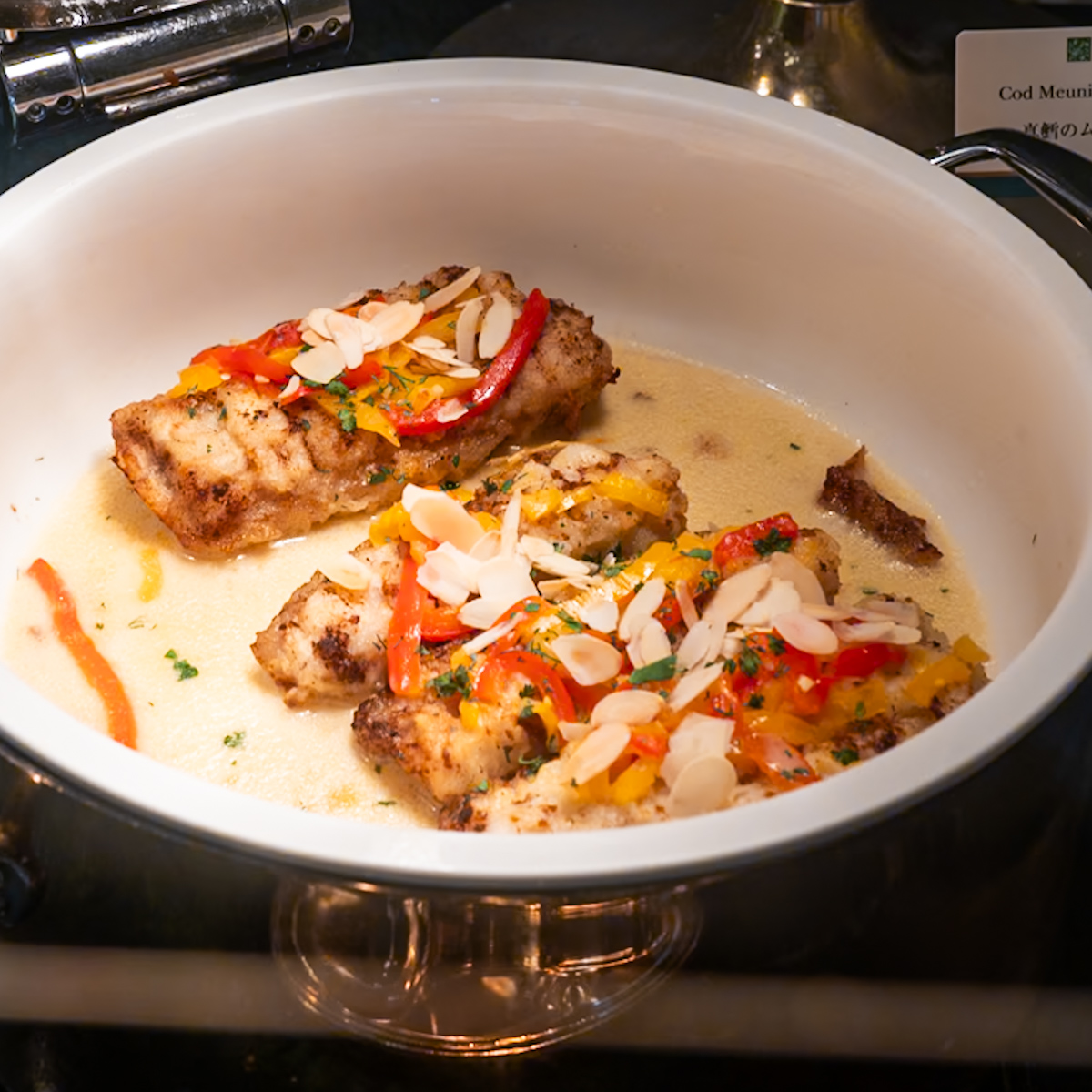 真鱈のムニエル　白ワインソース