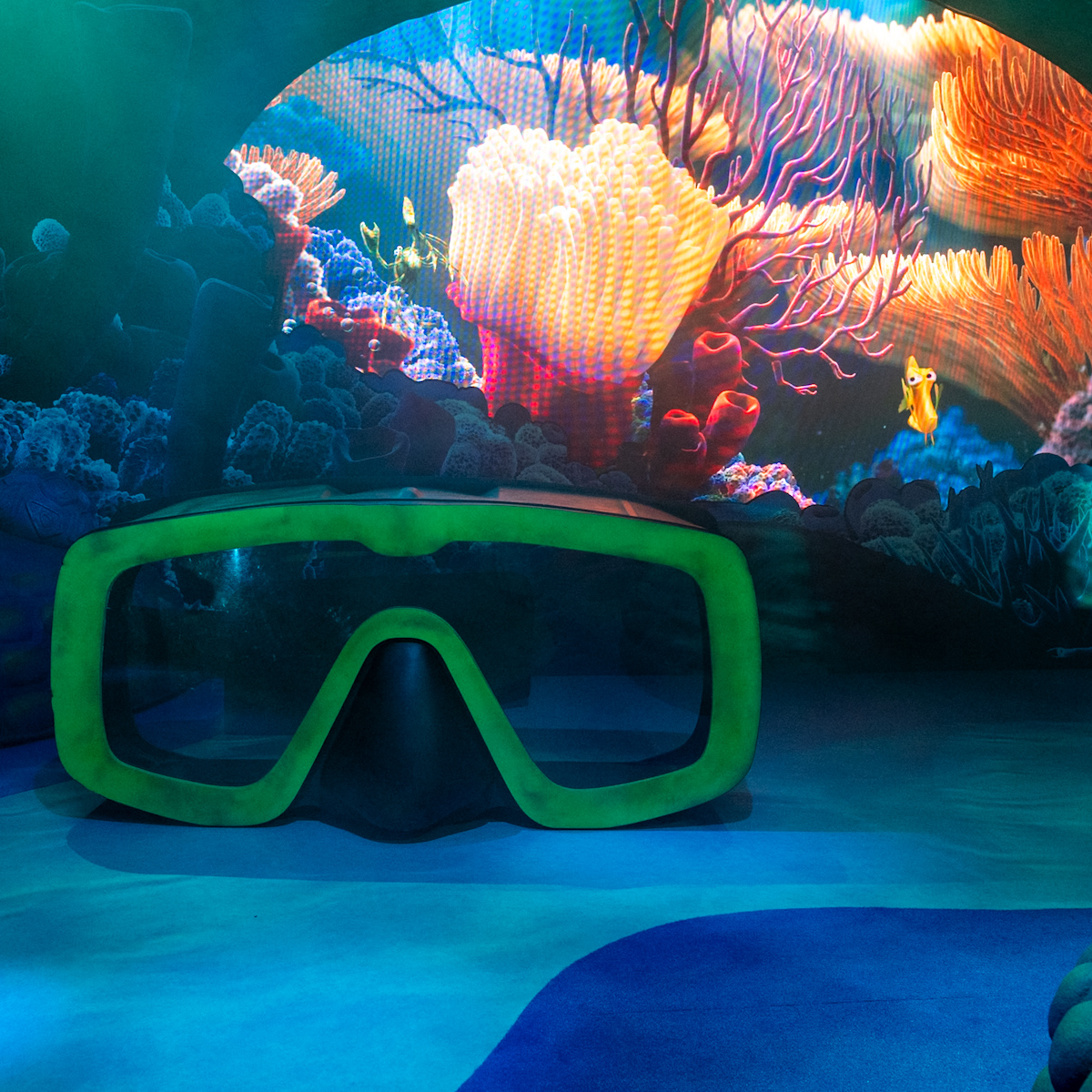 ダイバーのマスク