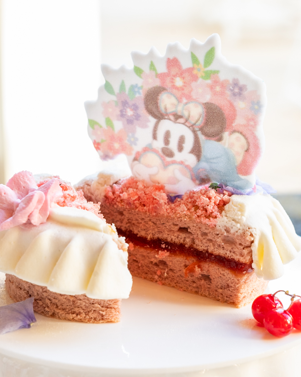 ハイピリオン・ラウンジ“ミニーのスプリング・デイドリーム”プレミアムスウィーツセット　デザート