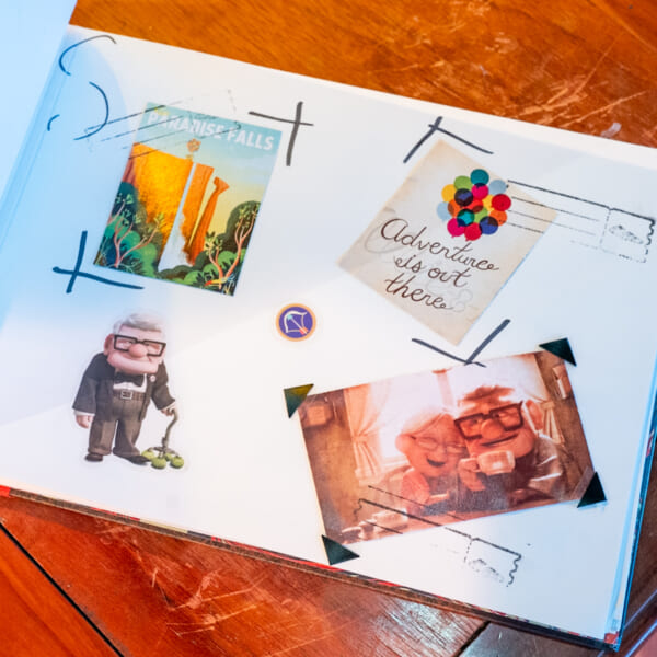 『カールじいさんと空飛ぶ家』リビング　MY ADVENTURE BOOK（私の冒険ブック）2