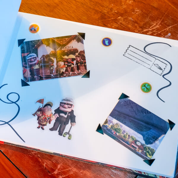 『カールじいさんと空飛ぶ家』リビング　MY ADVENTURE BOOK（私の冒険ブック）5