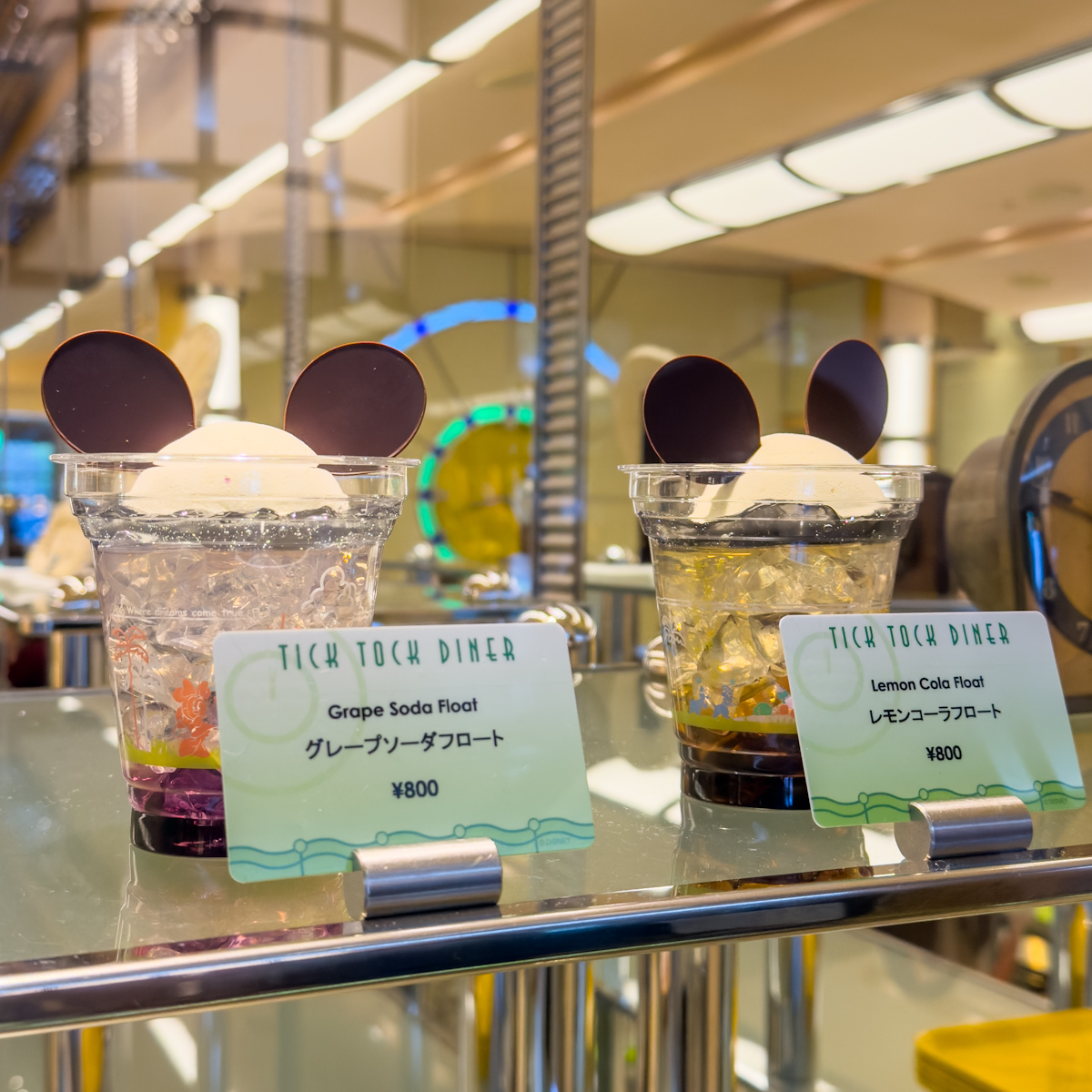 グレープソーダフロート レモンコーラフロート