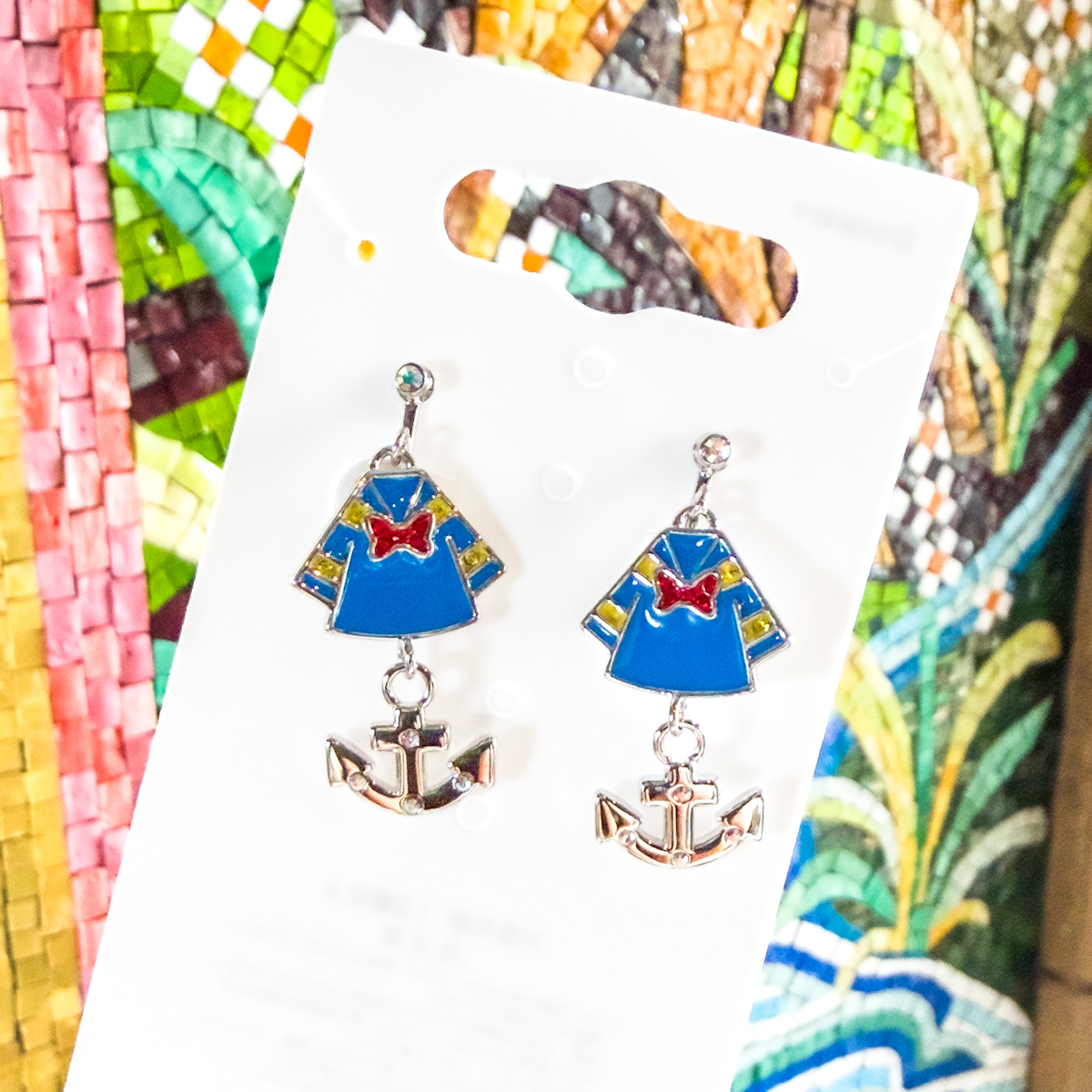 東京ディズニーランド「ガラスの靴」ドナルドイヤリング