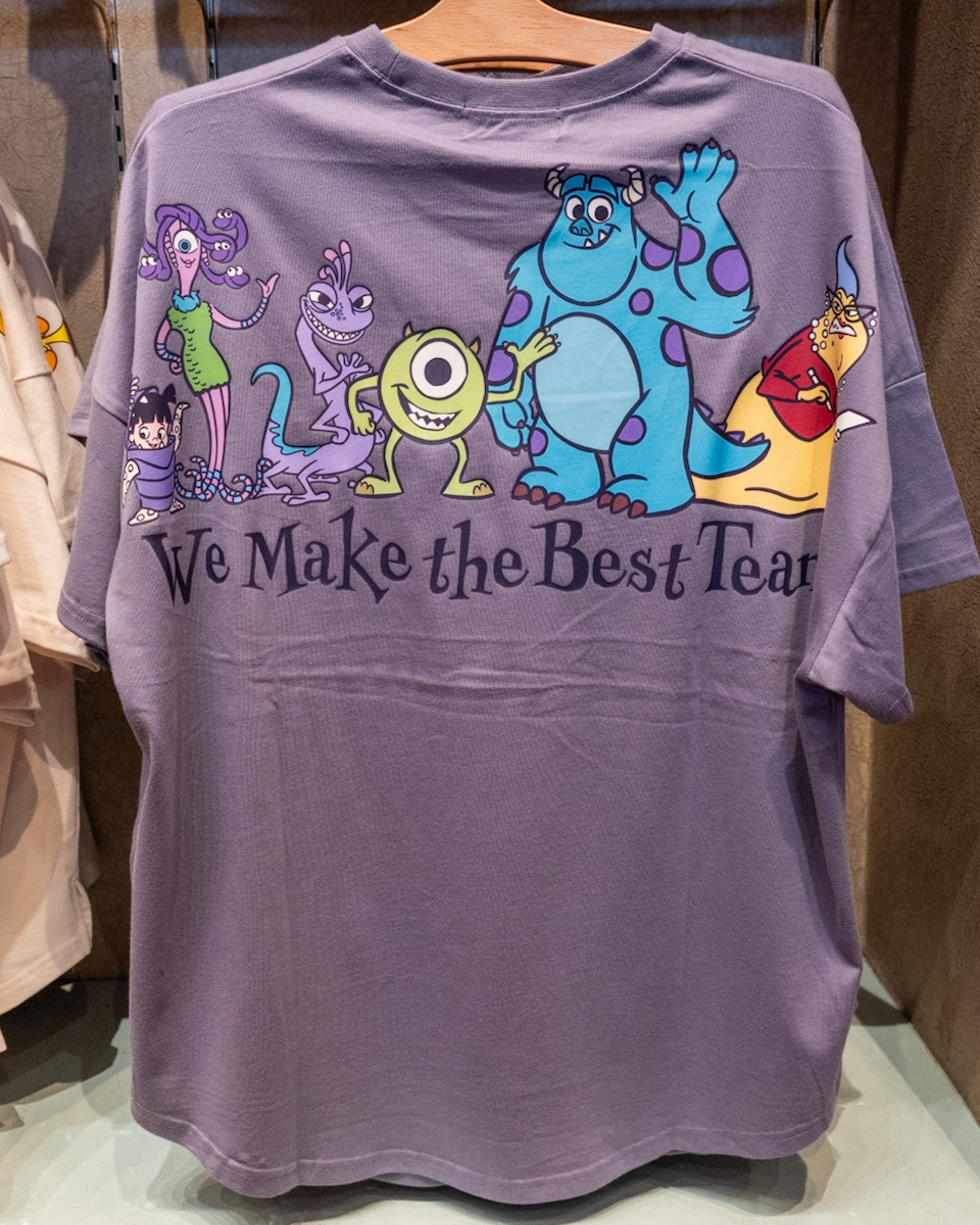 『モンスターズ・インク』ビッグシルエットTシャツ